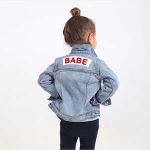 Ingrid and Isabel Babe Jean Jacket